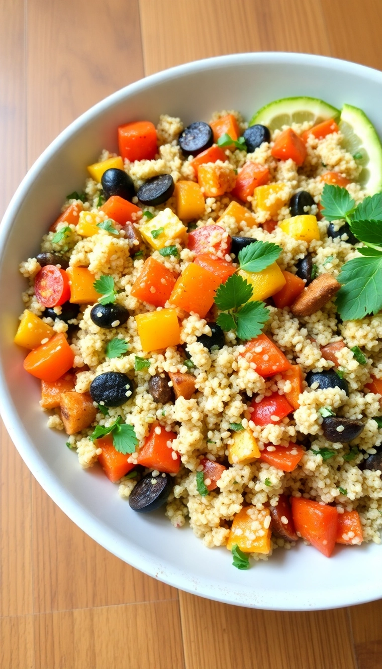 28 Healthy Dinner Recipes You Can Whip Up in 30 Minutes or Less (Try #18 Tonight!) - 19. Roasted Vegetable Quinoa Salad