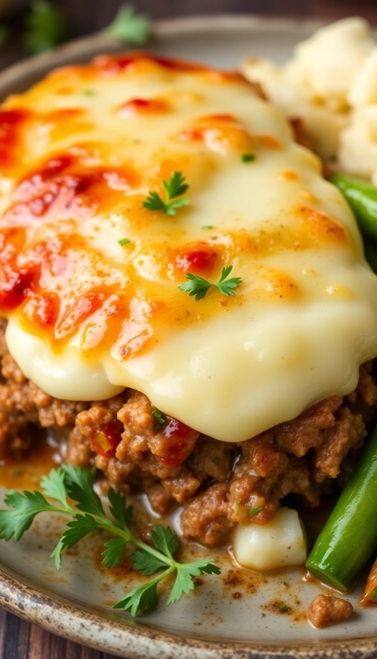 23 Hearty Mashed Potato Dinner Meals That Are Pure Comfort Food! - Mashed Potato Topped Meatloaf